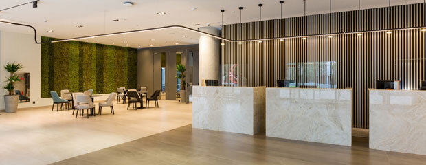 Covid-19 Hotel Lobby